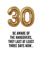 30 beware of the hangovers